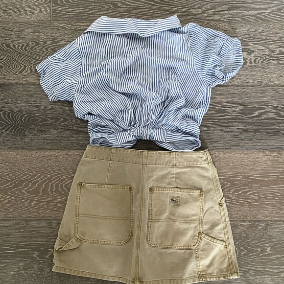 Aritiza cargo Jean skirt - Picture 2 of 4